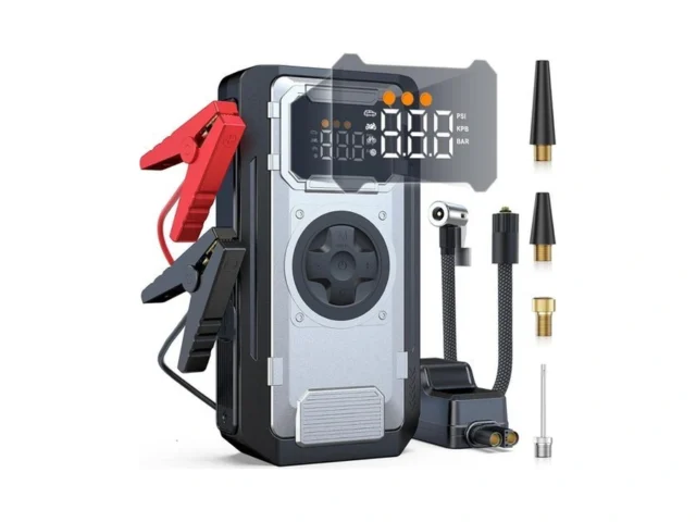 Portable Car Jump Starter With Air Compressor 5000a… Code