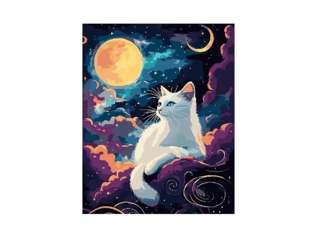 Quitedew Cat Paint By Numbers Kit For Adults… Code