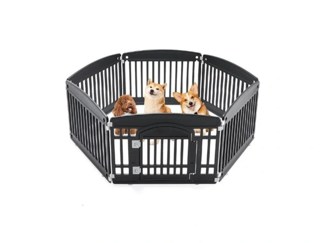 Sweetcrispy Plastic Dog Playpen – 6-panel 24… Coupon