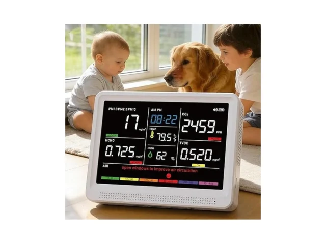 16 In 1 Air Quality Monitor Indoor 10h Battery 5 5… Coupon