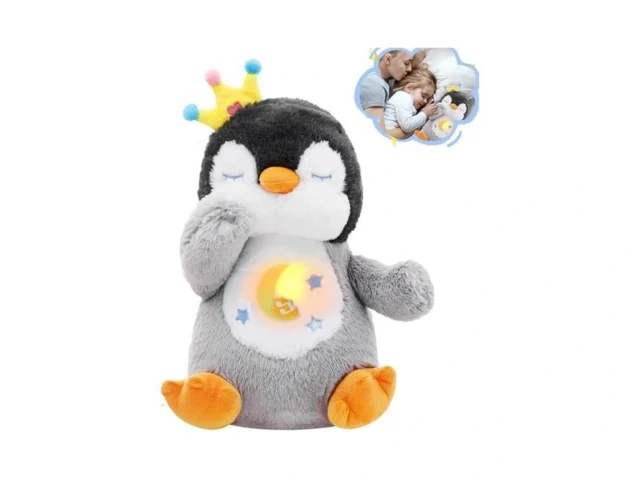 Fatiro Breathing Stuffed Animal Penguin Plush With… Code