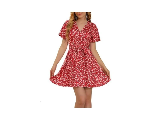 Aphratti Women S Fit And Flare Summer Dresses V… Code