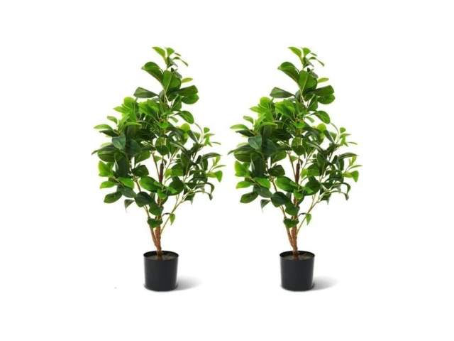 Famigmo 3ft Fake Plants Holly Leaves Potted Plant… Code