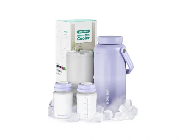Wemoh Breast Milk Cooler Bottle – 12h Ice-cold 24h… Code