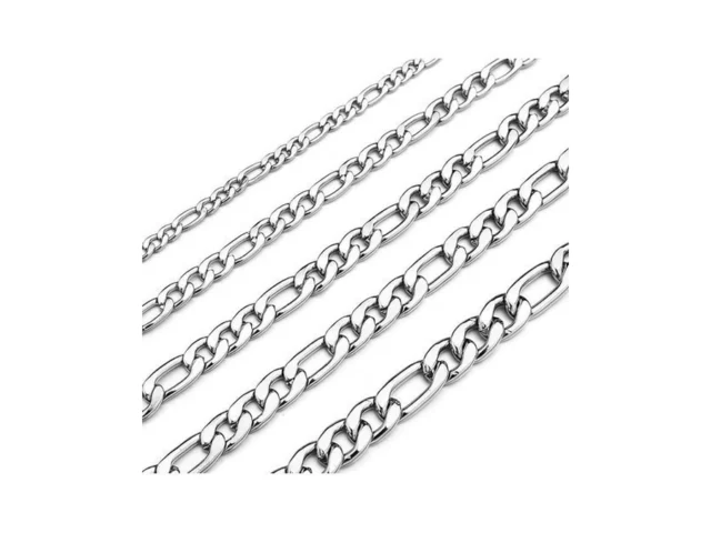 Monily 2mm Figaro Chain Necklace Stainless Steel… Coupon