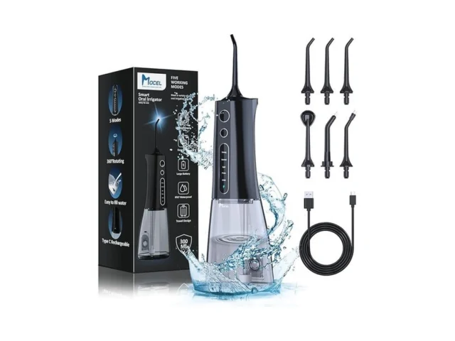 Mocel Water Dental Flosser Oled Display Cordless… Code