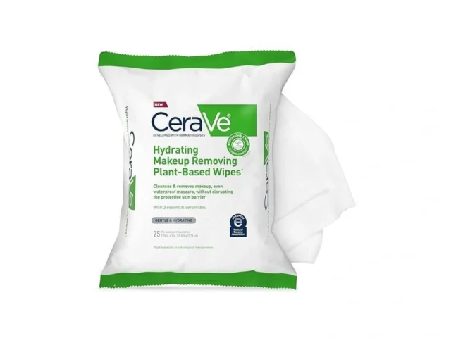 Cerave Makeup Remover Wipes Plant Based Face Wipes… Coupon