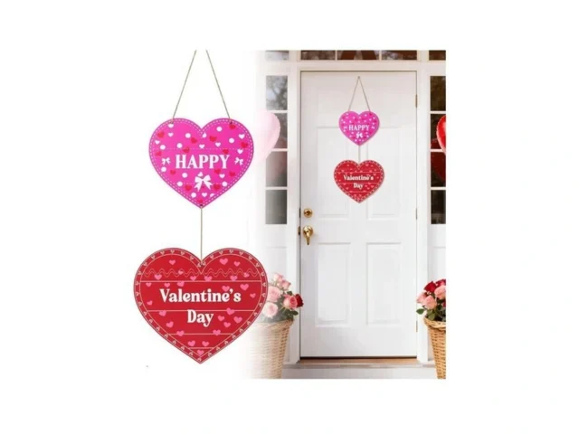11 4x29in Large Wood Valentine S Day Wreaths For… Coupon