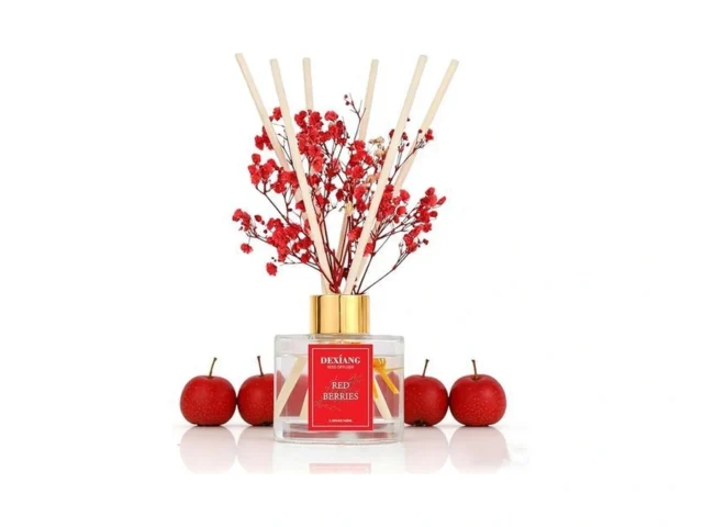 Reed Diffuser Set – 3 38 Fl Oz Red Berries Premium… Code