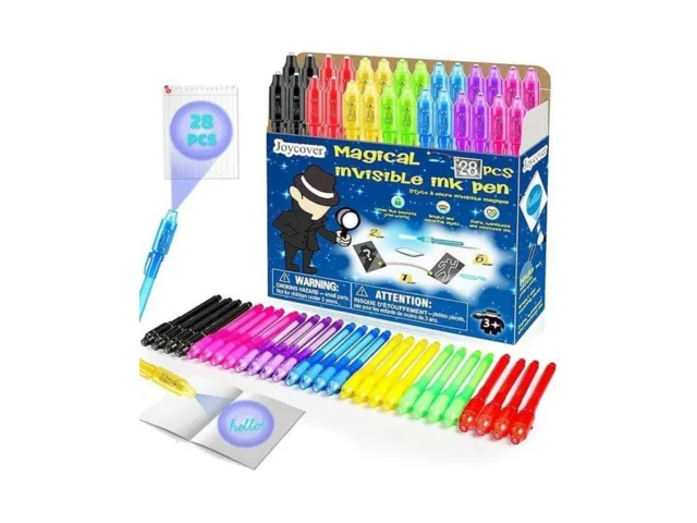 Joycover Invisible Ink Pen With Uv Light For Kids… Code