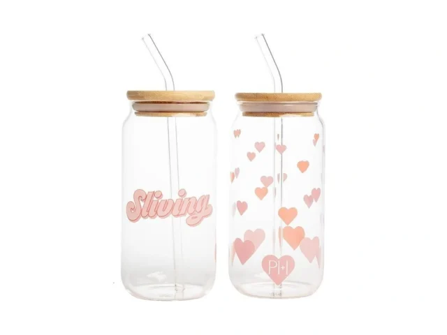 Paris Hilton Glass Tumblers Set With Iconic Decals… Coupon