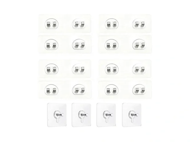 Hkeuzezo 12pcs Shower Caddy Adhesive Replacement… Code