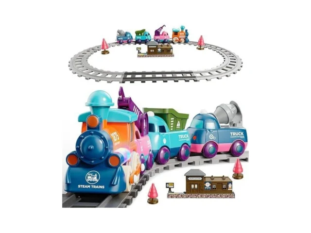 Lipneaed Train Set For Toddlers Magnetic Train Toys… Code