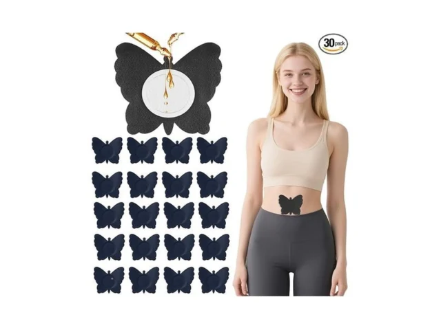 30pcs Castor Oil Patch For Belly Button Butterfly… Code