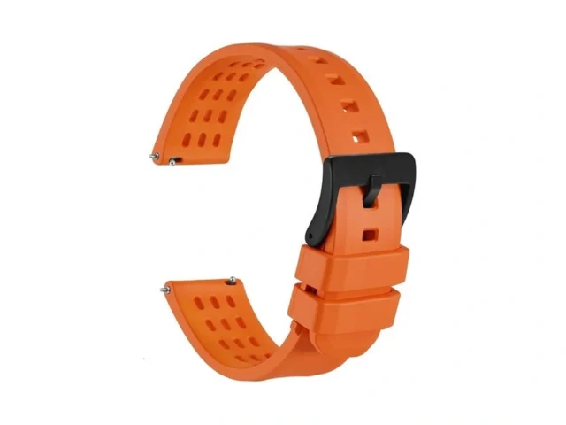 Wocci 18mm Rally Watch Band Fkm Rubber Strap Quick… Coupon