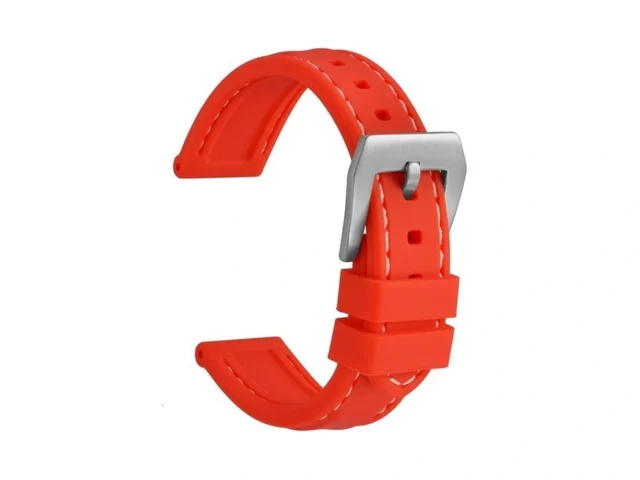 Wocci 18mm Robust Silicone Rubber Watch Band With… Coupon