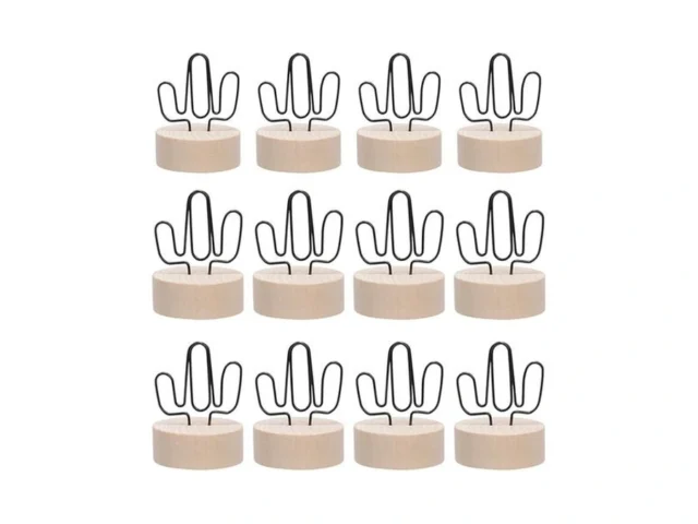 Christmas Card Holder Stand Ezakka 12 Pcs Wooden… Code