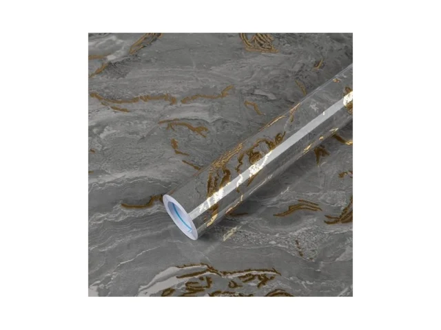 Abyssaly Grey And Gold Marble Contact Paper Granite…