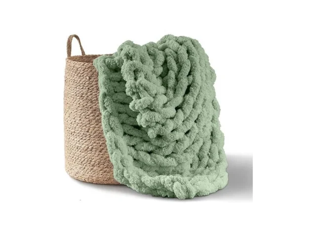 Adyrescia Chunky Knit Blanket Throw 100 Hand Knit… Coupon