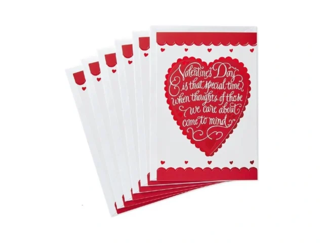 Hallmark Valentine S Day Cards Pack Heart 6… Coupon