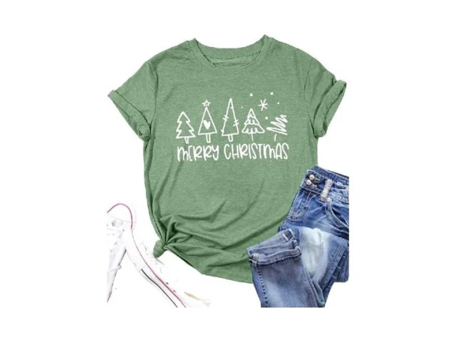 Christmas Tree Shirt For Women Merry Christmas… Code