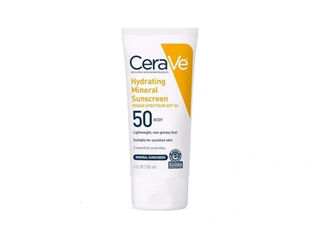 Cerave 100 Mineral Sunscreen Spf 50 With Zinc Oxide…