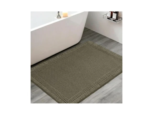 Upgraded Waffle Bath Mat 32 X20 Greyish… Coupon