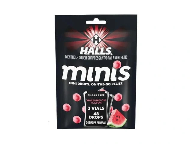 Halls Minis Watermelon Flavor Sugar Free Cough… Coupon