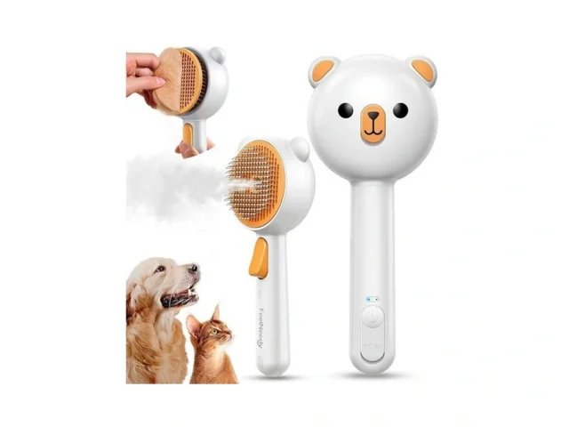 Pet Steam Brush For Dogs Cats Brushes For Indoor… Code