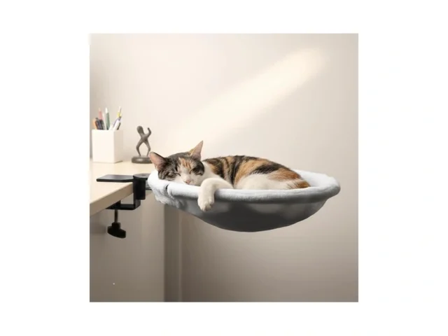 Pomesea Adjustable Cat Desk Bed Sunken Design Cat… Code