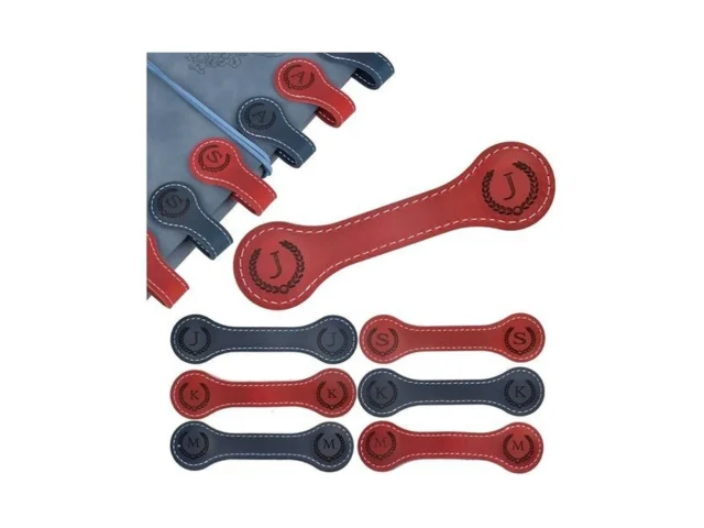 Nerien Personalized Magnetic Leather Bookmark… Code