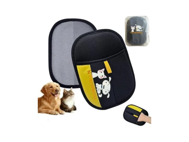 Nturabov Pet Hair Removal Glove For Cats And Dogs… Code