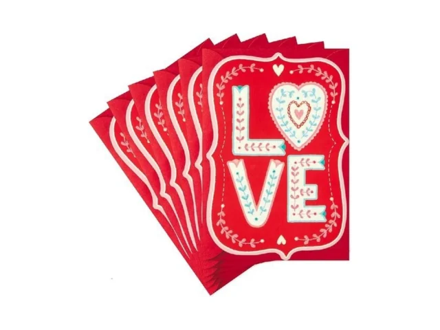 Hallmark Pack Of Valentines Day Cards Love 6… Coupon