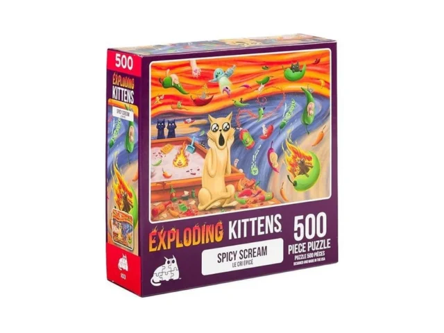 Spicy Scream Jigsaw Puzzle By Exploding Kittens -… Coupon