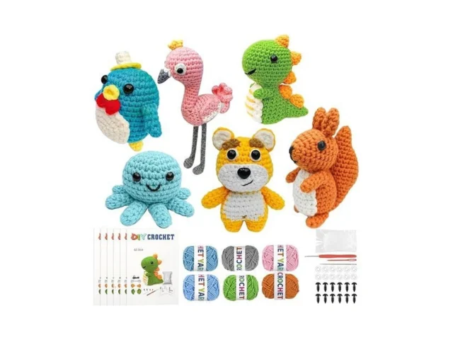 Fhfthyh 6pcs Crochet Kit For Beginners Diy Craft… Code
