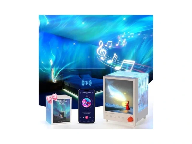 Tobtos Northern Lights Projector With Bluetooth… Code