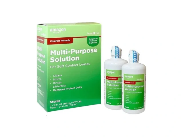 Amazon Basic Care Multi-purpose Contacts Solution -…