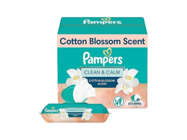 Pampers Wipes Clean Calm Cotton Blossom Scent 672… Coupon