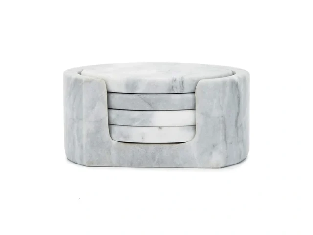 Fox Run Natural Polished Marble Coasters Set Of 4… Coupon