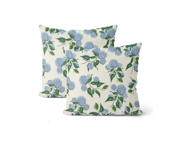 Gloteery Blue Green Throw Pillow Covers 18×18 Inch… Code