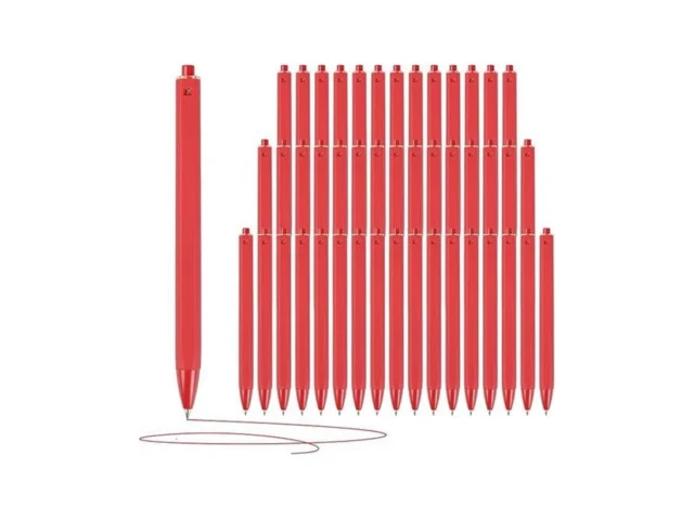 Hzdiyake Pens Bulk 50 Pack Red Ink Ballpoint Pens 1… Code