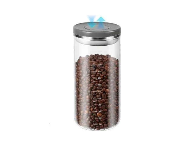 One-press Button Coffee Canister With Airtight Lid… Code