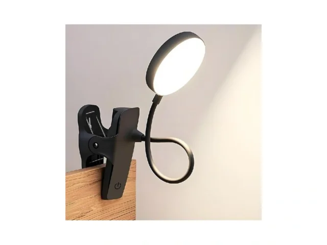 Dorm Room Essential Clip On Light 3 Color Portable… Code