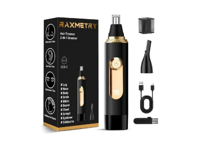 Raxmetry Nose Hair Trimmer For Men 2026… Code
