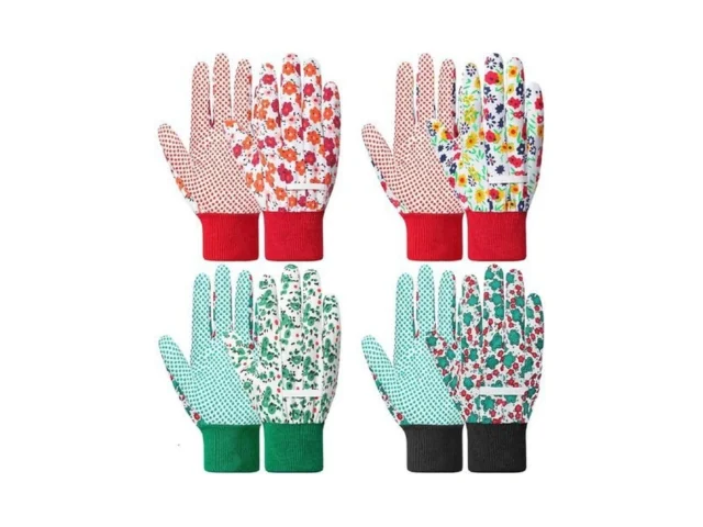 Dofowork Gardening Gloves – 4 Pair Garden Gloves… Code