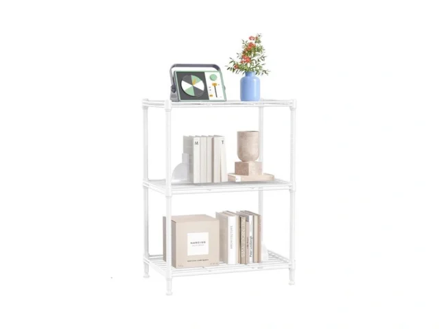 Izeuk 3 Tier Shelf Heavy Duty Steel Wire Shelving… Code