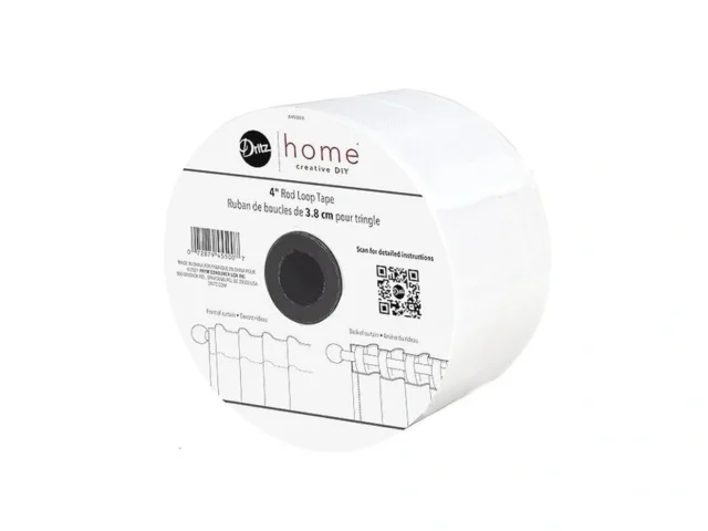 Dritz Home Woven Rod Loop Tape 4 X 30-yards White Coupon