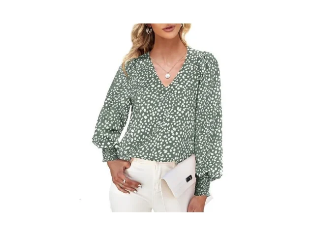 Teurkia Women S V Neck Tops Long Sleeve Floral… Code