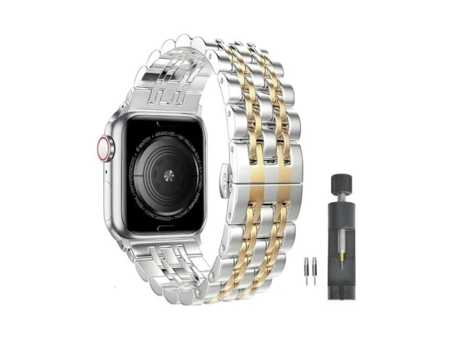 Pugo Top Stainless Steel Band Compatible With Apple…
