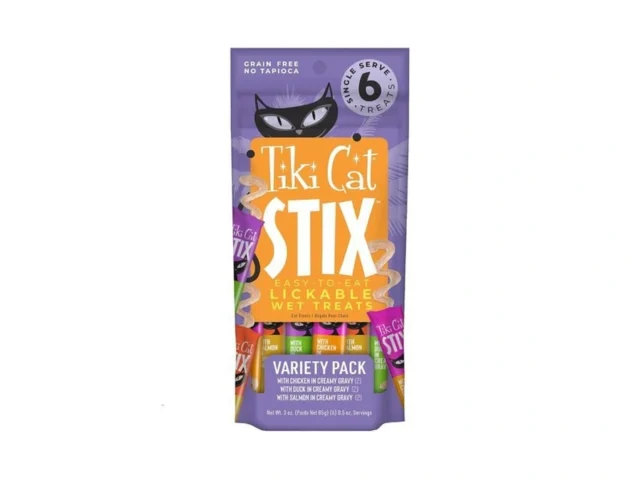 Tiki Cat Stix Wet Treats Grain Free Lickable Smooth…